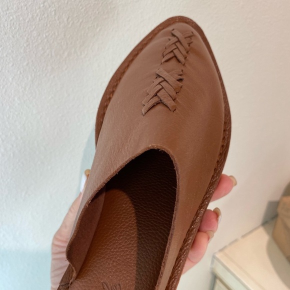 Free People Nova Flat Leather Brown Slip-On Backless Soft Mules New size 10, 41 - Picture 12 of 12